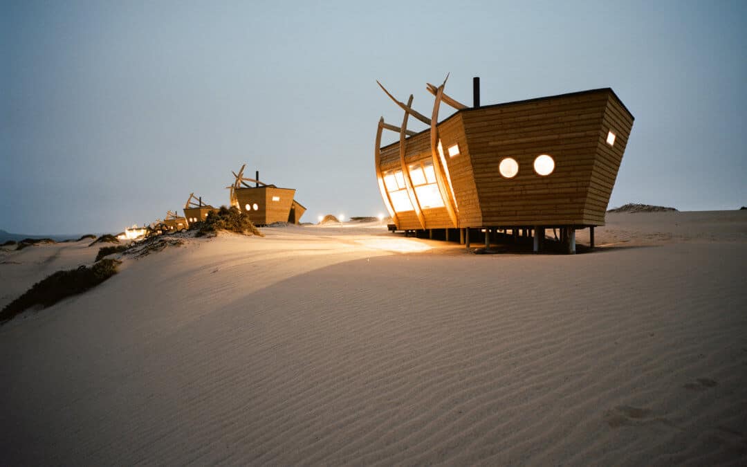 Shipwreck Lodge – Ikonische Dünen-Architektur am wilden Atlantik