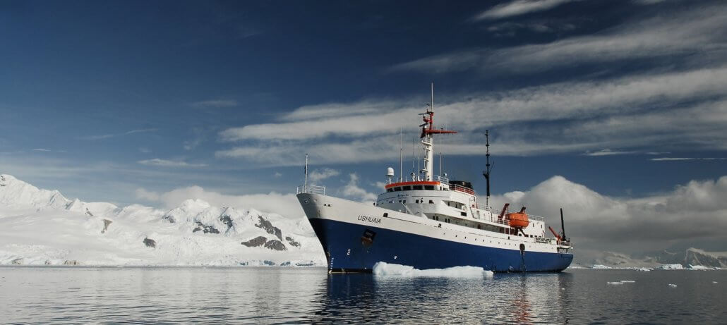 MS Ushuaia in der Antarktis