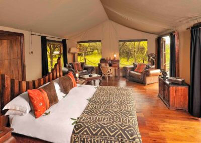 Blick ins Zelt - Elewana Serengeti Migration Camp, Tansania