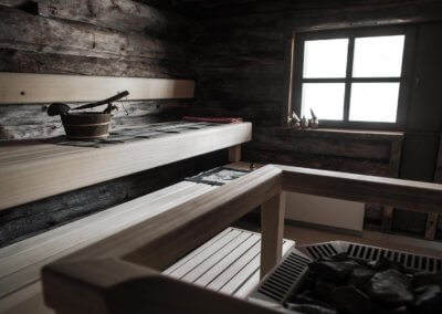 Luxury Lodge L7 in Finnland - Sauna