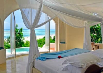 Meerblick aus dem Pavillon - Elewana Kilindi Sansibar, Tansania