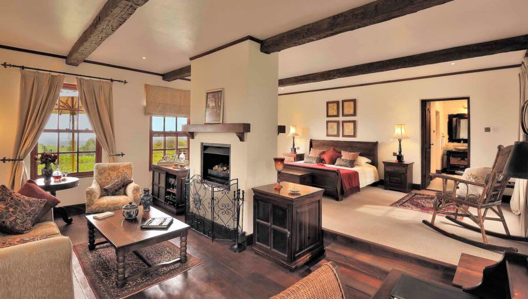 Schlafzimmer in der Cottage Suite - The Manor © Silverless / Elewana Collection