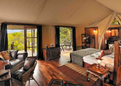 Tansania, Serengeti Migration Camp - Zelt innen