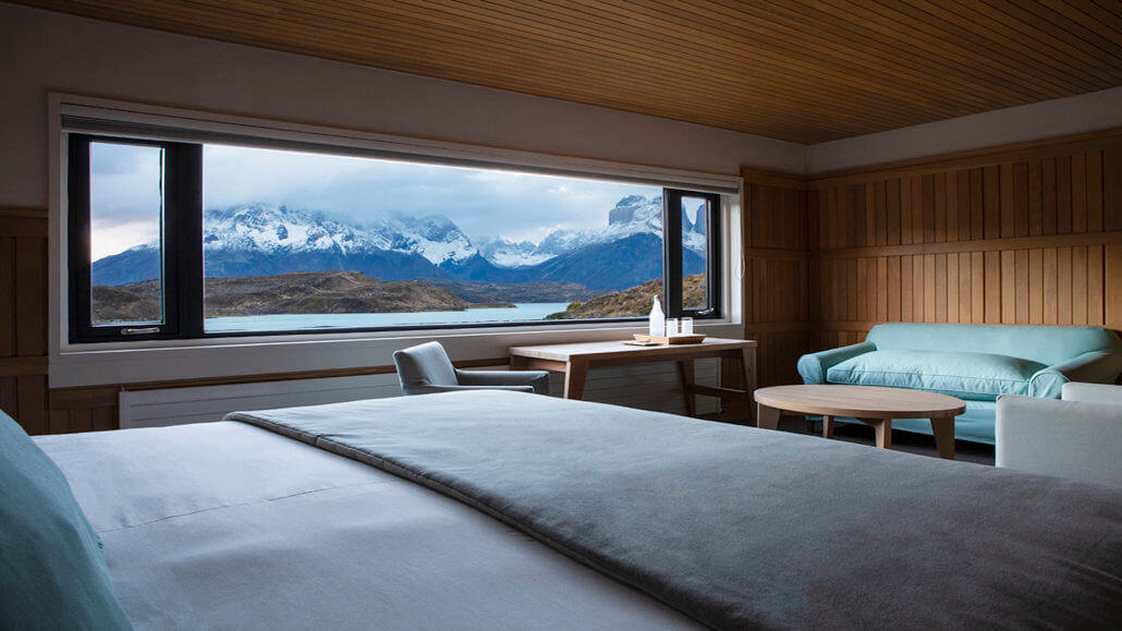 Explora Hotel Patagonia Chile - Zimmer mit Ausblick