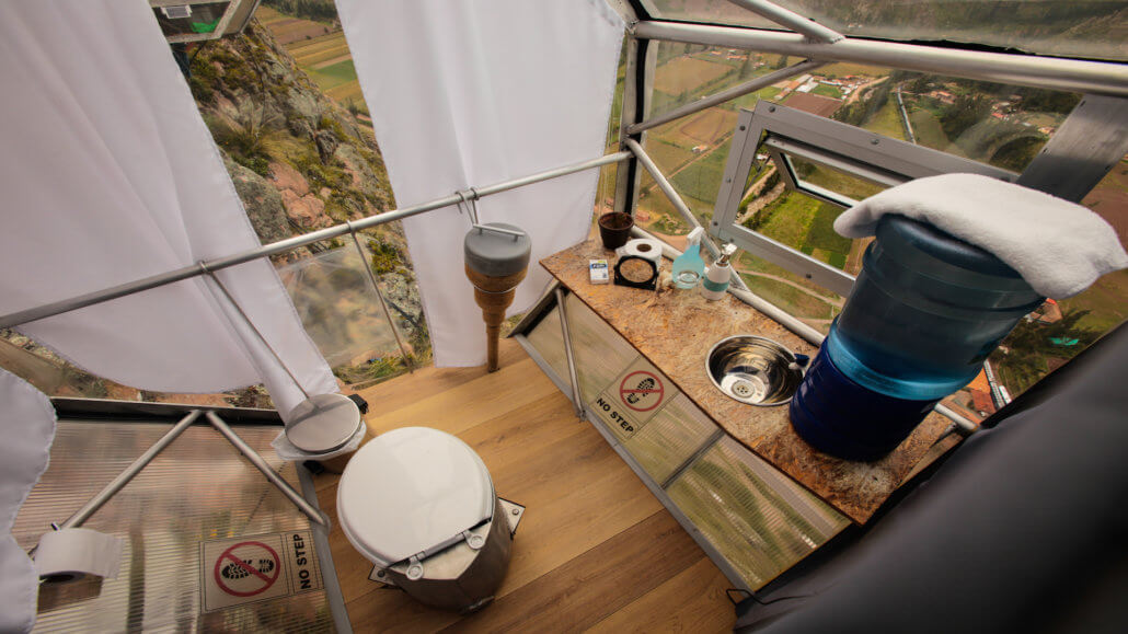 Skylodge Adventure Suites Peru - Badezimmer