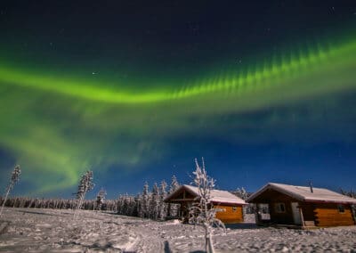 Torfhus Retreat in Island - Vollmond Aurora