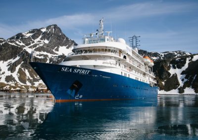 MS Sea Spirit vor Südgeorgien