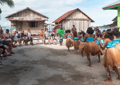 Village visit with dance performance