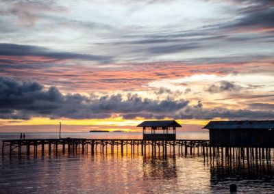 Pier in the village