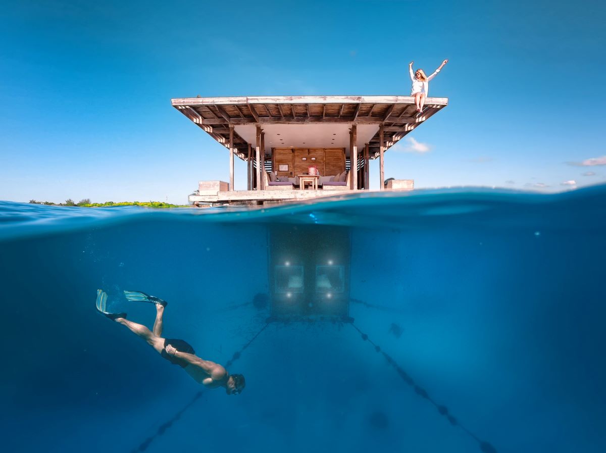 Unterwasser Suite vom Manta Resort auf Pemba Island