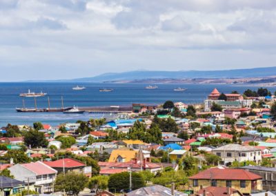Skyline of Punta Arenas, Patagonia/Southern Chile