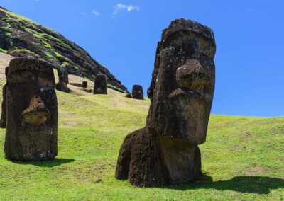 Two ahus on the Terevaka volcano