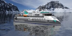 Aussenansicht der MS Douglas Mawson