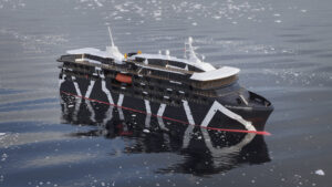Außenansicht der MS Magellan Discoverer