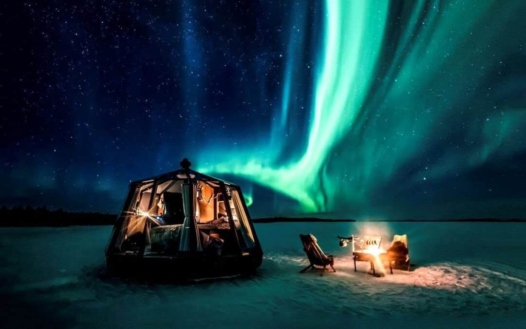 Polarlicht-Abenteuer im Glas-Iglu