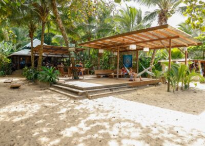 Strandbar auf der Privatinsel des Resorts in Bocas del Toro Panama