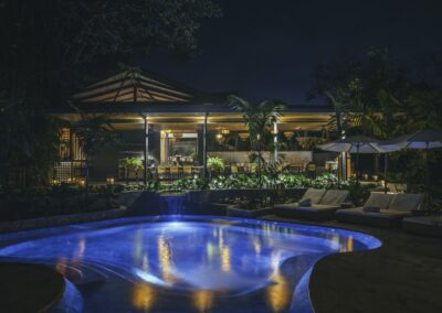 Asia-Luna-Restaurant mit asiatischer Küche im Resort am Arenal-Vulkan