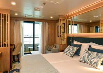 MS World Voyager Veranda-Suite Aussenansicht