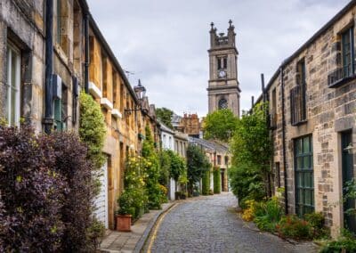 Edinburgh Circus Lane St Stephens Tower