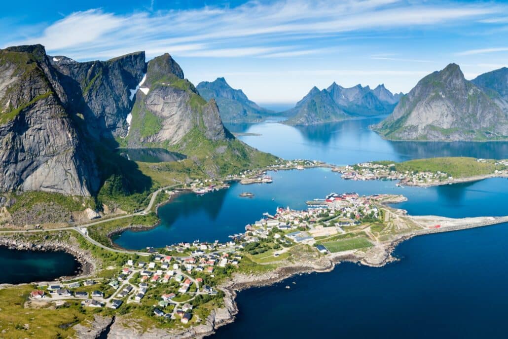 Reine Lofoten Sommer Panorama