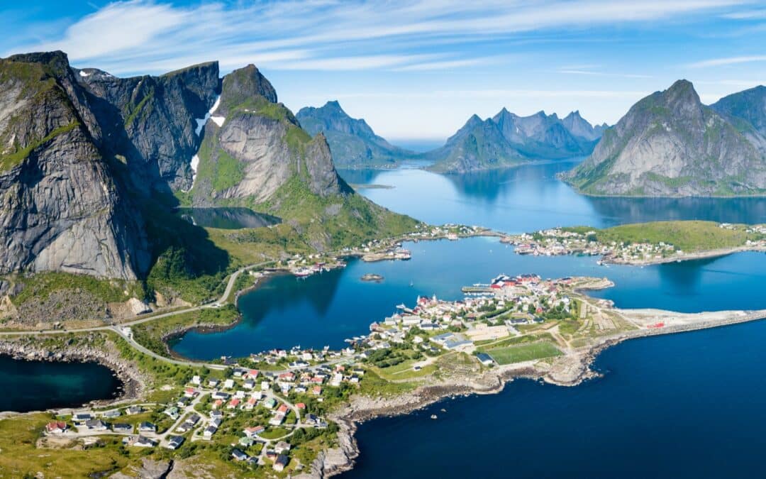 Alte Seefahrerroute von Schottland nach Norwegen