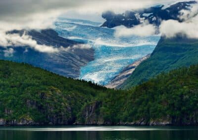 Svartisen Engenbreen Gletscherzunge