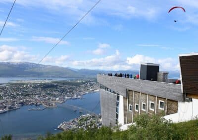 Tromso Storsteinen Panorama Sommer