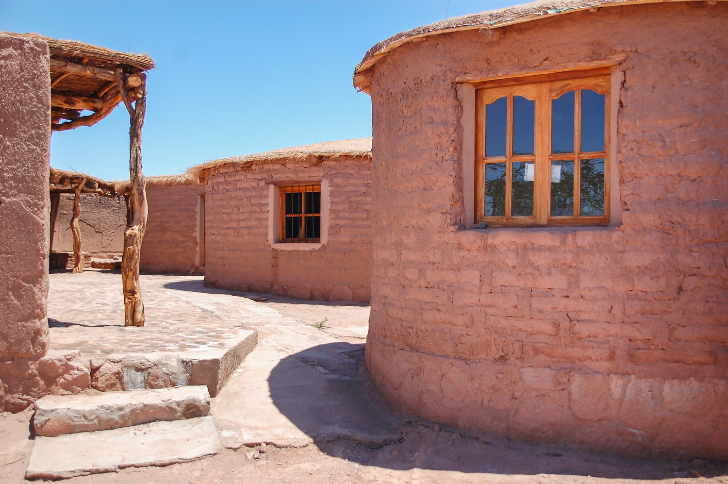 Lehmbauten im Stil der Region bei San Pedro de Atacama