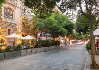 The Lastarria Arts District in Santiago, Chile
